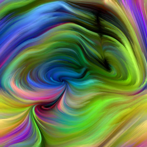 Colore Serie Turbinio Composizione Fondo Movimento Colorato Fibre Spettrali Sul — Foto Stock