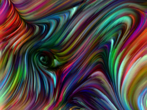 Серия Color Swirl Предпосылки Контекст Composition Colorful Motion Spectral Fibers — стоковое фото