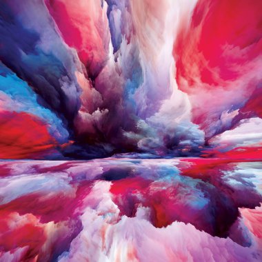 Çoklu Renkli Peyzaj. 