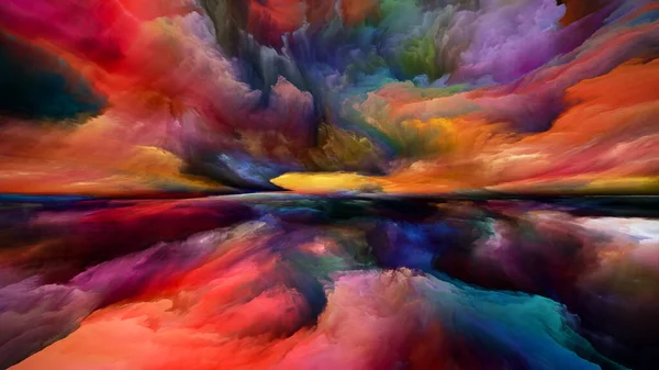 Dreams Sky Escape Reality Series Composition Surreal Sunset Sunrise Colors — Stock Photo, Image