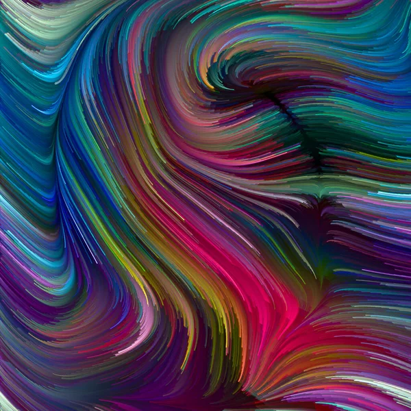 Color Swirl Serie Design Aus Bunten Bewegungen Spektraler Fasern Als — Stockfoto