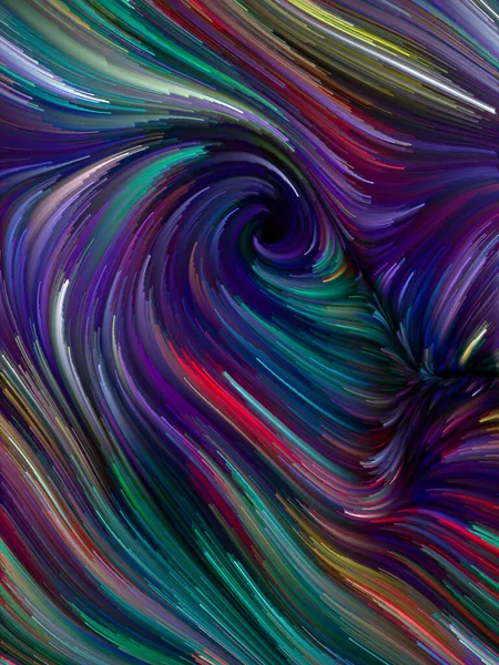 Color Swirl Series Backdrop Composed Colorful Motion Spectral Fibers Projects — Stock Photo, Image