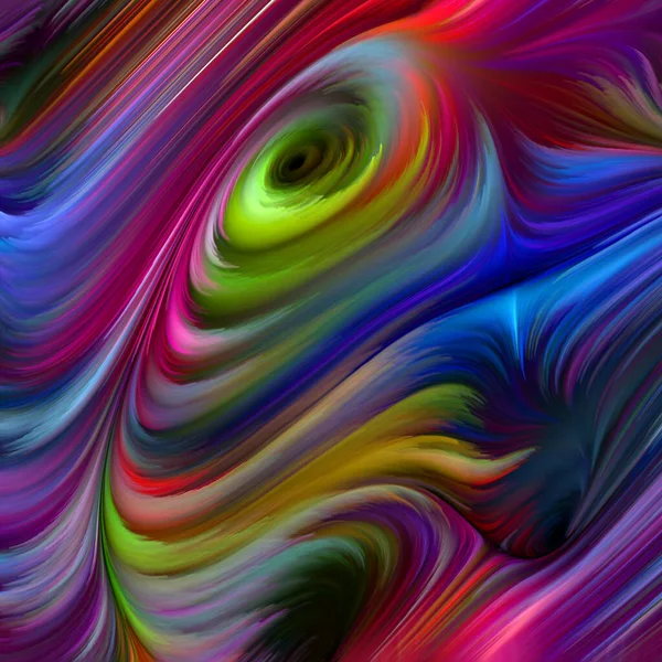 Série Color Swirl Fundo Movimento Colorido Fibras Espectrais Para Complementar — Fotografia de Stock