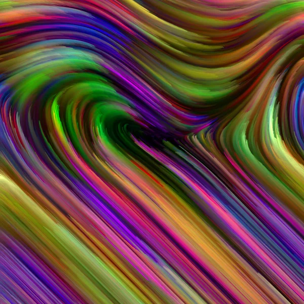 Serie Remolinos Color Composición Abstracta Movimiento Colorido Fibras Espectrales Adecuadas —  Fotos de Stock