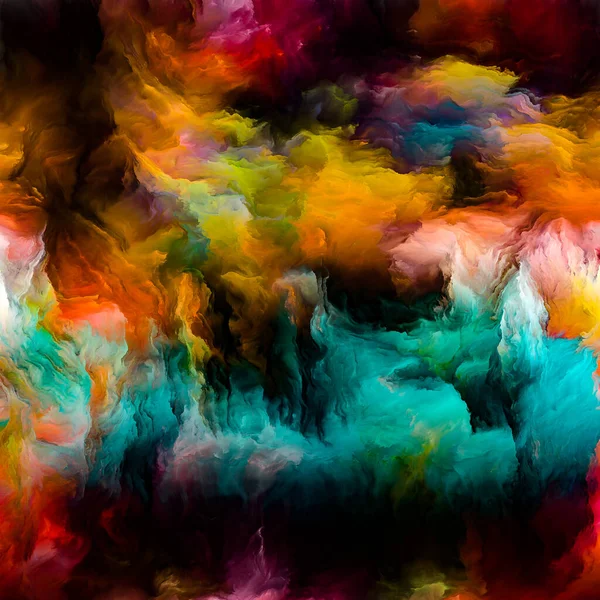 Color Lives Serien Bakgrund Design Färgglada Rörelse Fraktal Färg Duk — Stockfoto