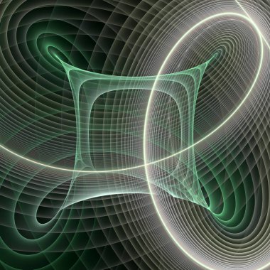 Dalga Fonksiyonu serisi. Popüler bilim, eğitim ve araştırma konularında dalgalanan frekans dalgalarından oluşan soyut tasarım.