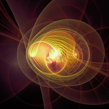 Frekans Hareketi serisi. eğitim, araştırma ve modern bilim konularında dalga titreşimleri ve dinamik yayılma örüntüsü.