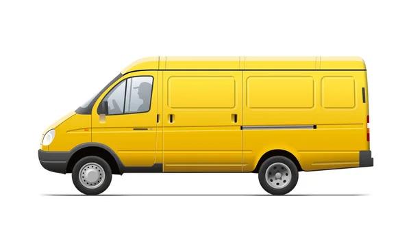 Yellow Commercial Transport Illustration — Stock Photo, Image