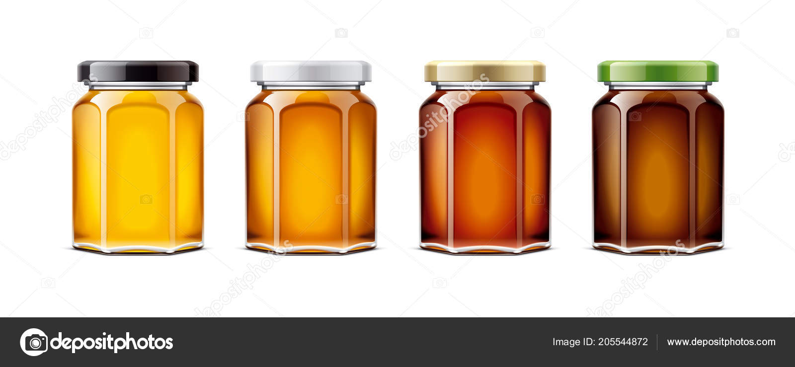 Clear Honey Jar Mockup Stock Photo C Eugeniy 205544872