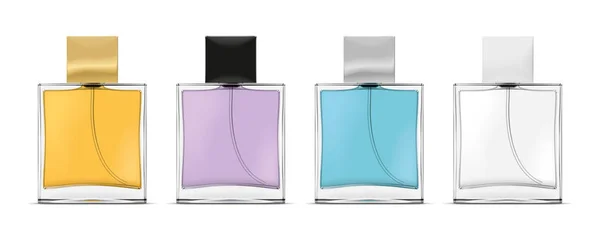 Botellas Con Perfume Versión Con Otra Tapa —  Fotos de Stock