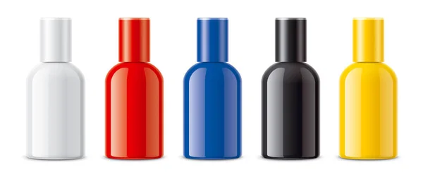 Colored Bottles Parfume Other Liquid — Stock Photo, Image