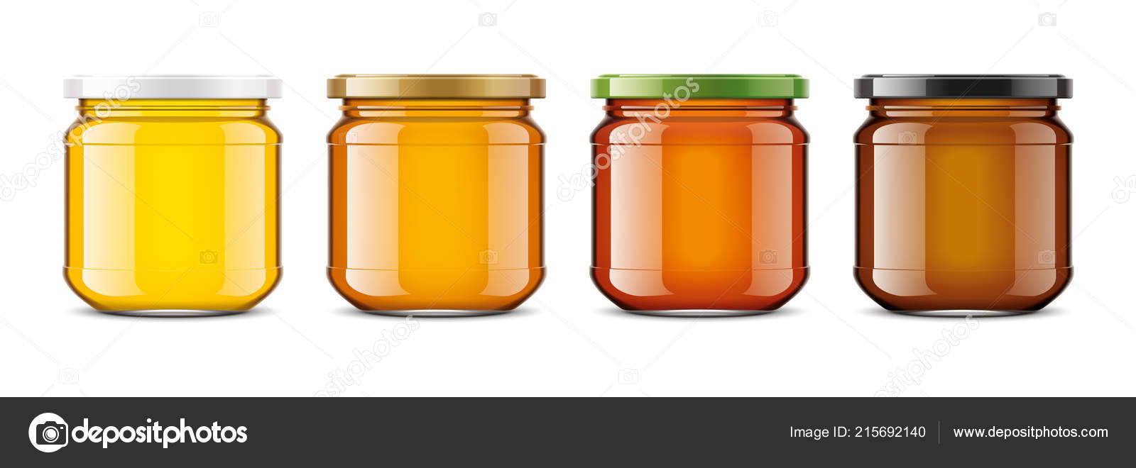 Download Clear Honey Jar Mockup Small Size Stock Photo Image By C Eugeniy 215692140