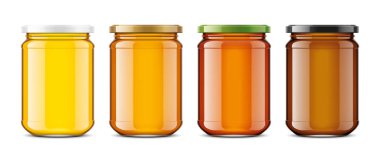 Açık tatlım Jar mockup. Büyük boy 