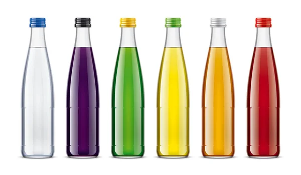 Garrafas Para Água Suco Limonada Outras Bebidas — Fotografia de Stock