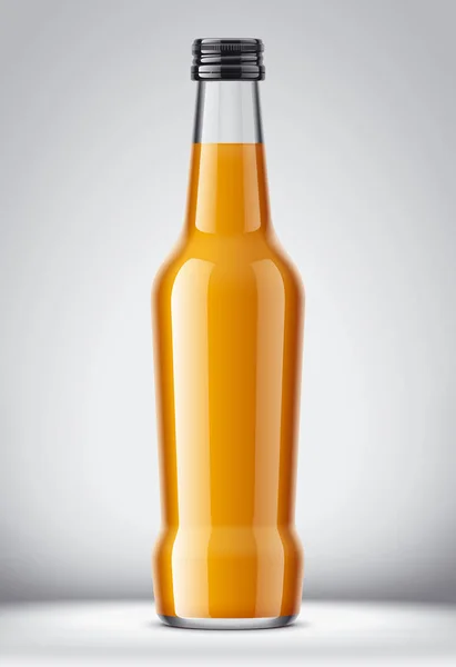 Бутылка Сока Заднем Плане — стоковое фото