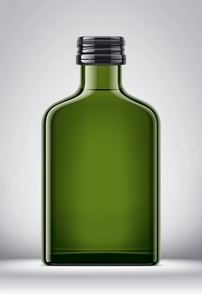 Garrafa Mockup Para Bebidas Alcoólicas Fundo — Fotografia de Stock