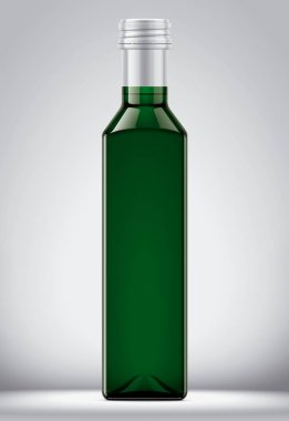 Şişe mockup arka plan üzerinde. 
