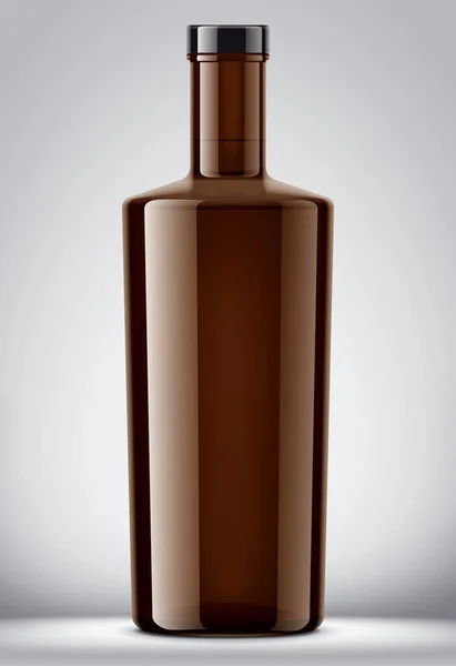 Flaschenattrappe Auf Hintergrund — Stockfoto