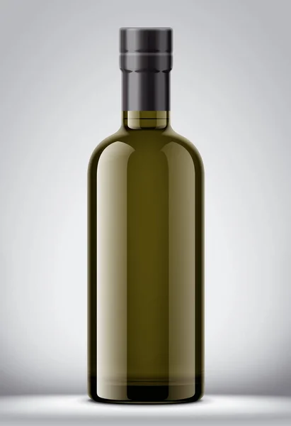 Glasflaschen Attrappe Detaillierte Abbildung — Stockfoto
