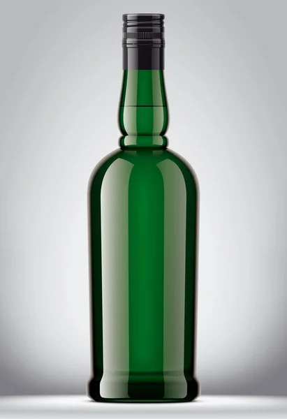 玻璃瓶模型 详细的例证 — 图库照片