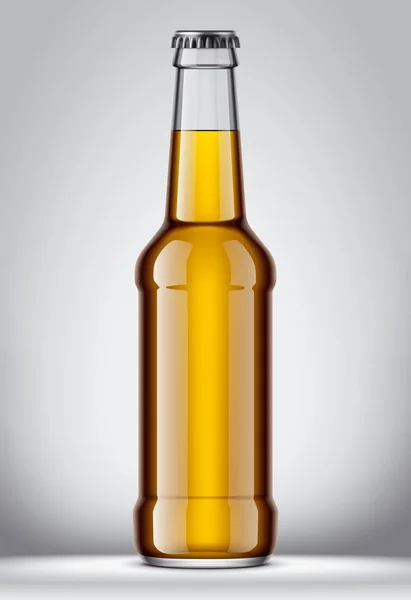 Üveg Palackok Makett Részletes Illusztráció — Stock Fotó