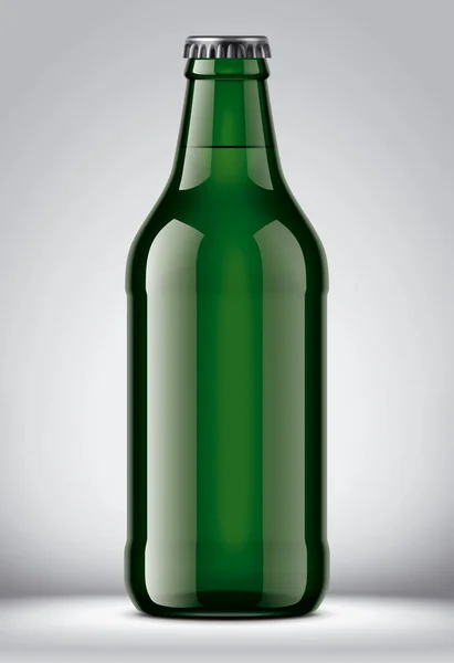 Glass Bottle Mockup Detailed Illustration — Stock Photo, Image