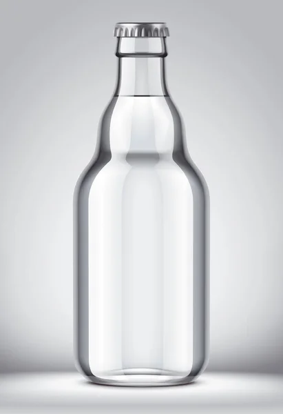 玻璃瓶模型 详细的例证 — 图库照片