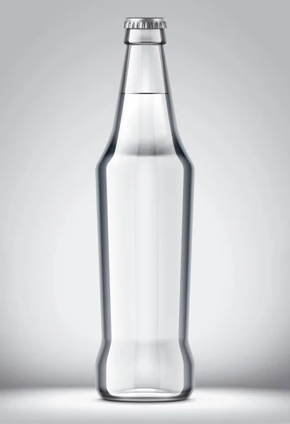 Une Maquette Bouteille Verre Exemples Détaillés — Photo