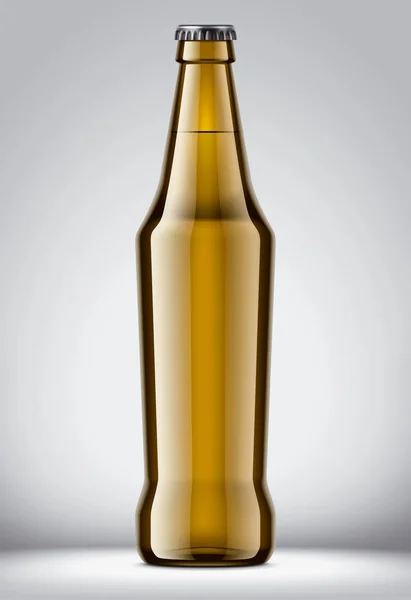 Glass Bottle Mockup Detailed Illustration — Stock Photo, Image