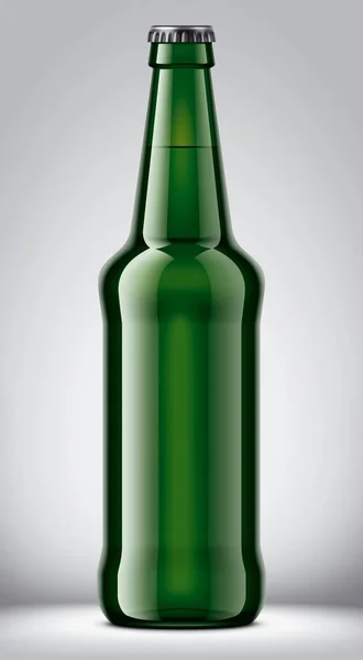 Glass Bottle Mockup Detailed Illustration — Stock Photo, Image