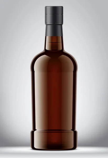 ガラス瓶のモックアップ フォイルバージョン 詳細なイラスト — ストック写真