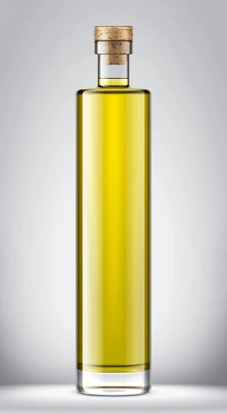 Una Maqueta Botellas Vidrio Ilustración Detallada —  Fotos de Stock