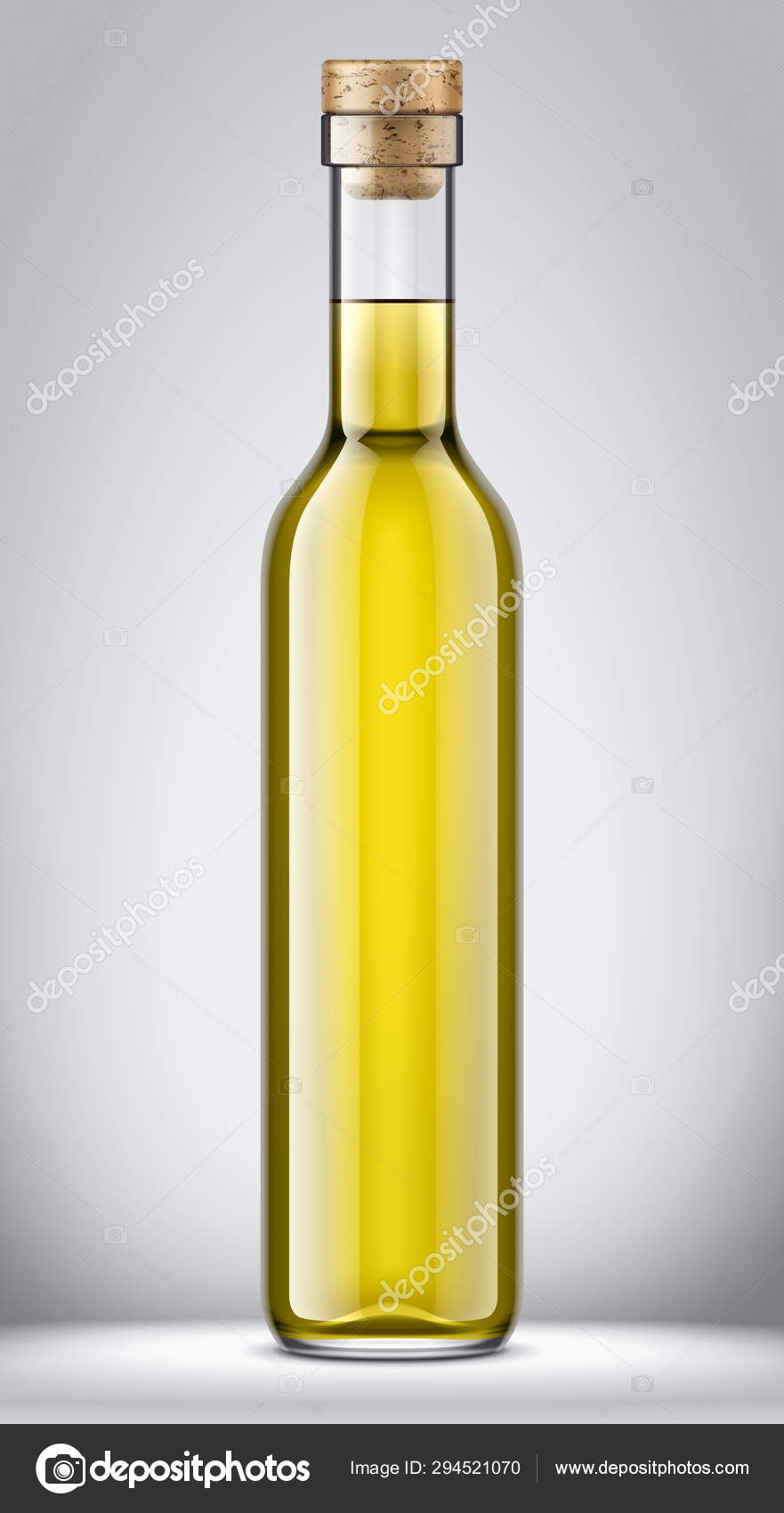 Download Glass Bottle Mockup Cork Version Stock Photo Image By C Eugeniy 294521070