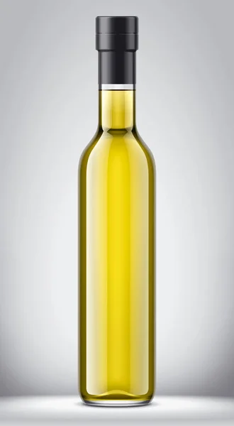 Макет Стеклянной Бутылки Версия Foil — стоковое фото