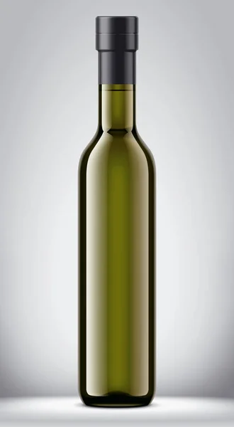 Glas Flaska Mockup Folie Version — Stockfoto