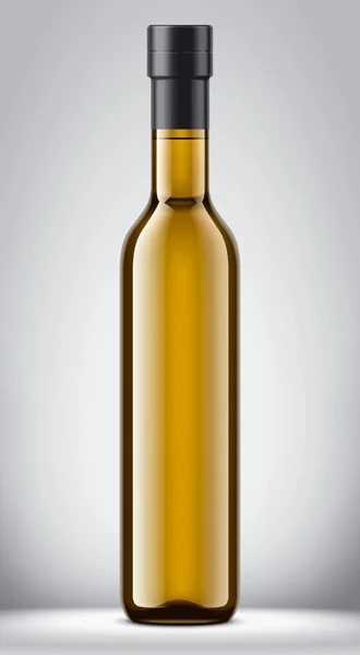 Glass Bottle Mockup Foil Version — Stock Photo, Image