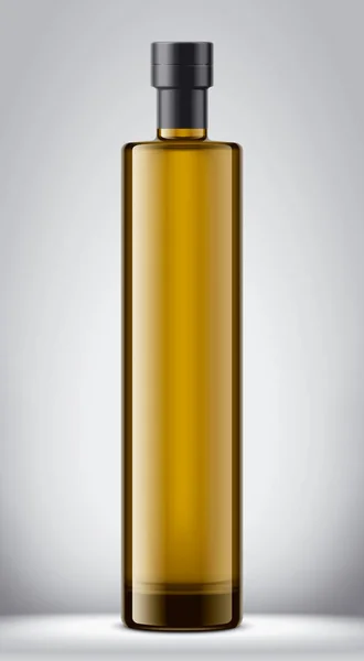 Mockup Bottiglia Vetro Versione Stagnola — Foto Stock