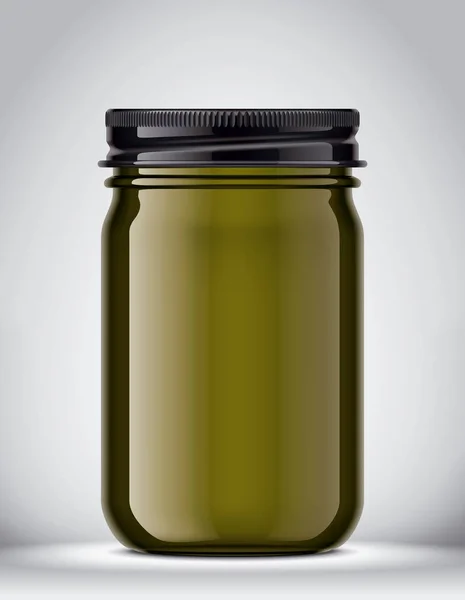 Glass Jar Mockup Background — Stock Photo, Image