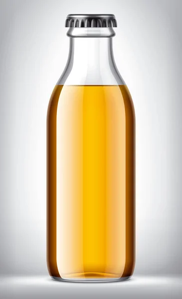 Glass Bottle Beer Background — Stock Photo, Image
