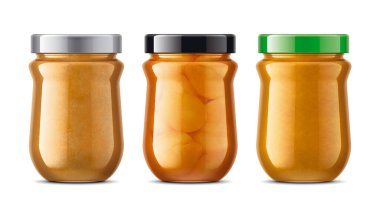 Reçelli Cam Kavanozlar. 