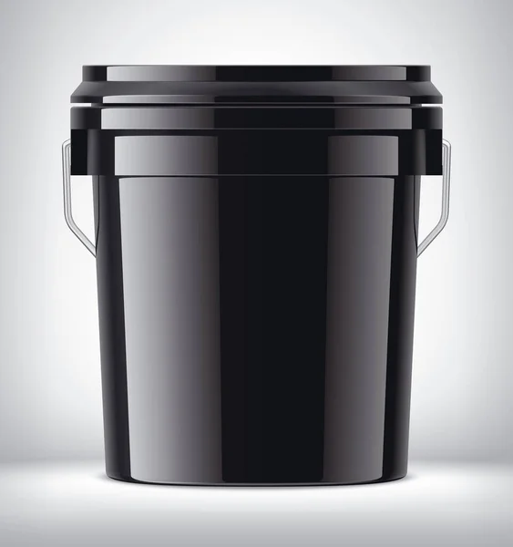 Arkaplanda Plastik Kova. 