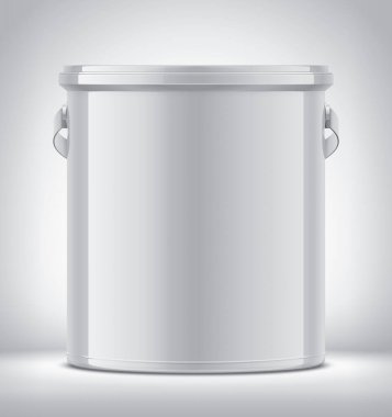 Arkaplanda Plastik Kova. 