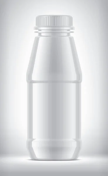 Plastikflasche Auf Dem Hintergrund Intransparente Flasche — Stockfoto