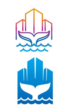 Balina kuyruğu çizimi veya amblemi