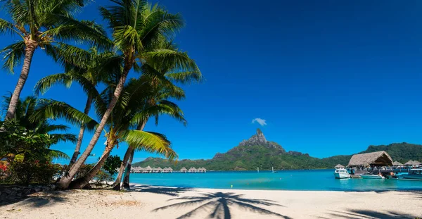 Panoramatický Pohled Bora Bora Francouzská Polynésie — Stock fotografie