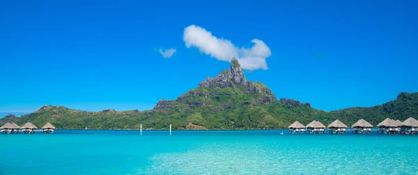 Panoramatický Pohled Bora Bora Francouzská Polynésie — Stock fotografie