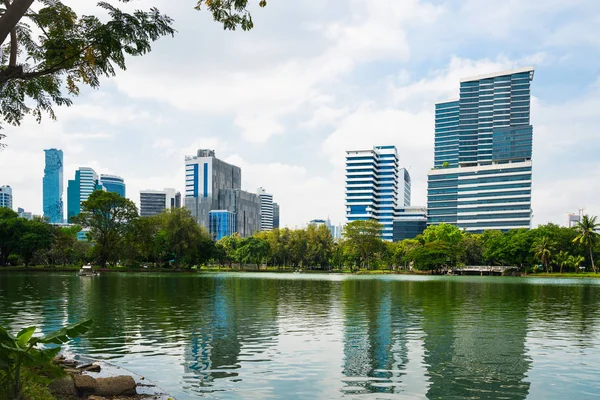 Lumphini Park Hangi Şehir Bangkok Tayland Thailand Genel Bir Park — Stok fotoğraf