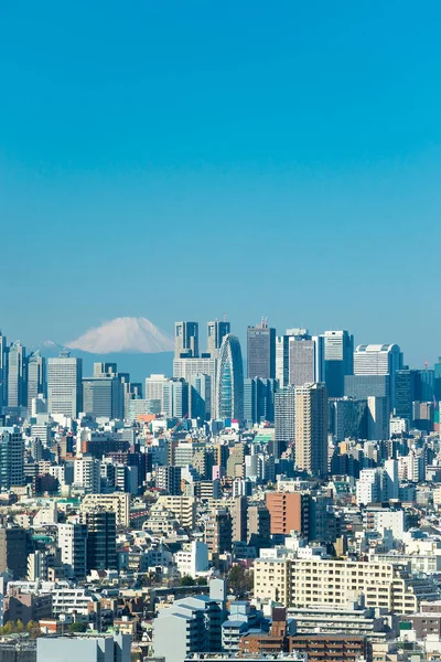 富士山のある東京のスカイライン — ストック写真