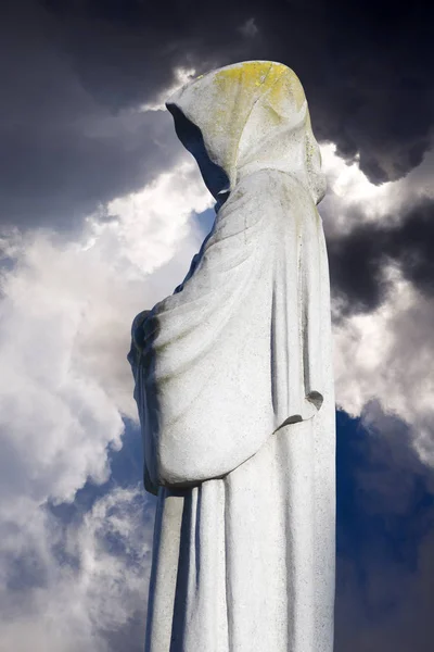 Estatuas Monje Sin Rostro Ciudad Fermoy Irlanda Del Corcho Del —  Fotos de Stock