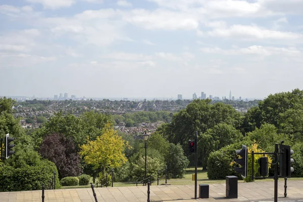 Vista Della Città Londra Dal Palazzo Alexandra — Foto Stock